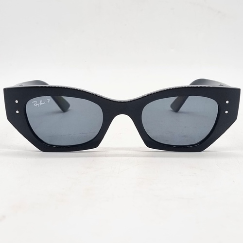 Ray-Ban RB4430 Zena Bio-Based Black Polarised Sunglasses 6677/81 49 22