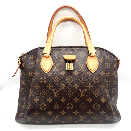 Louis Vuitton Rivoli MM Monogram Crossbody Handbag Brown M44546 + COA