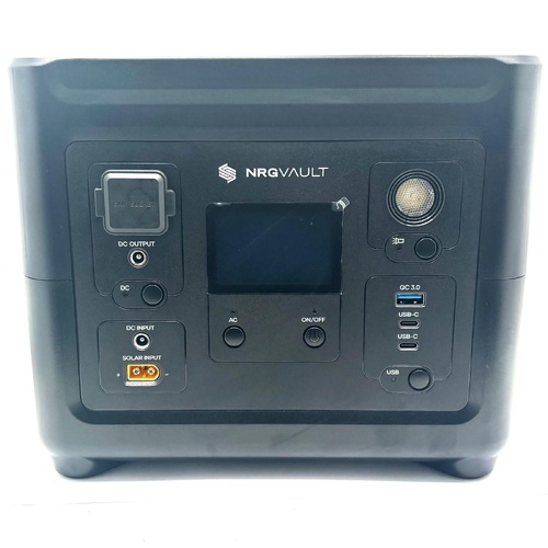 NRGVault PV500 500W Portable Power Station LiFePO4 288Wh