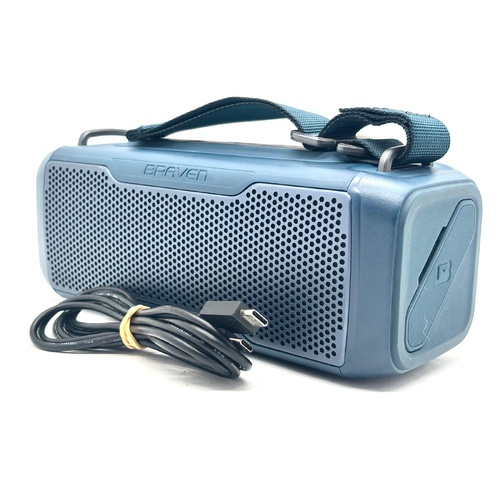 Braven BRV-X2 Rugged Portable Bluetooth Speaker Blue Waterproof IPX7 20W