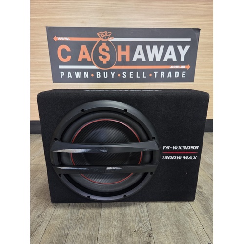 Pioneer TS-WX305B 12 Inch 1300W Max Car Subwoofer Bass Box Enclosure Audio