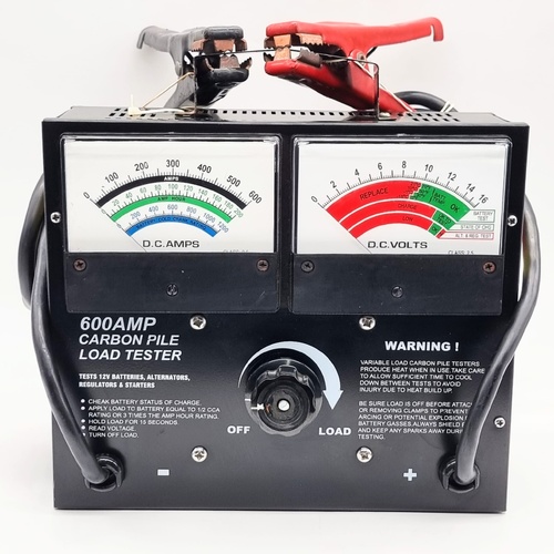 SSB BT602 12V 600A Carbon Pile Battery Load Tester Clamps