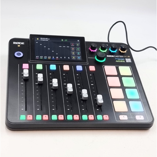 RØDE RØDECaster Pro II Integrated Audio Production Studio Podcast Mixer Black