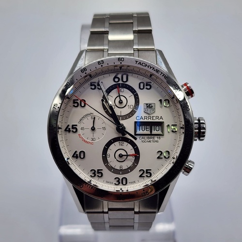 TAG Heuer Carrera CV2A11 Men's Automatic Chronograph 43mm Stainless Steel Watch