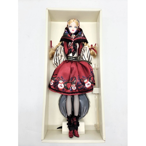 Mattel Barbie Fashion Model Russia Collection Mila Barbie Doll T7672