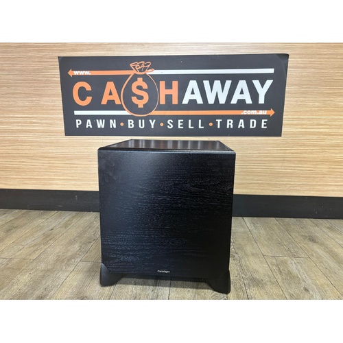 Paradigm UltraCube 10 Active Subwoofer Black with Power Cable and RCA Lead