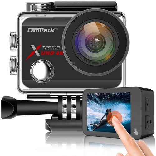 Campark X30 Ultra HD 4K 20MP WiFi Touchscreen Waterproof Action Camera