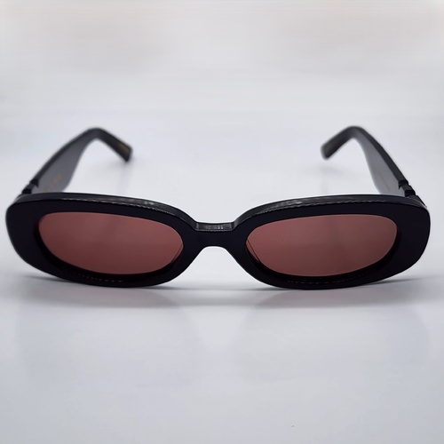 Wyld Blue x Pared Hazed Sunglasses Black Gold Frame Tinted Lens PE2305B