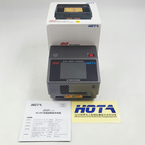 HOTA S6 Ultra Dual Channel Smart Charger LiPo LiHV 1-6S AC DC 650W