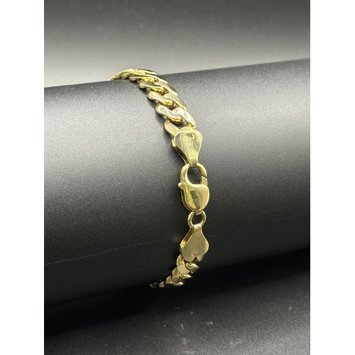 Men’s 18ct Yellow Gold Curb Link Bracelet