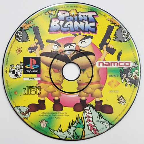 Point Blank Namco Sony PlayStation 1 PS1 PAL Game Disc Only