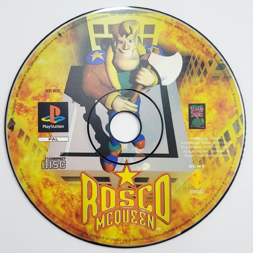 Rosco McQueen PS1 PlayStation 1 PAL Game Disc Only