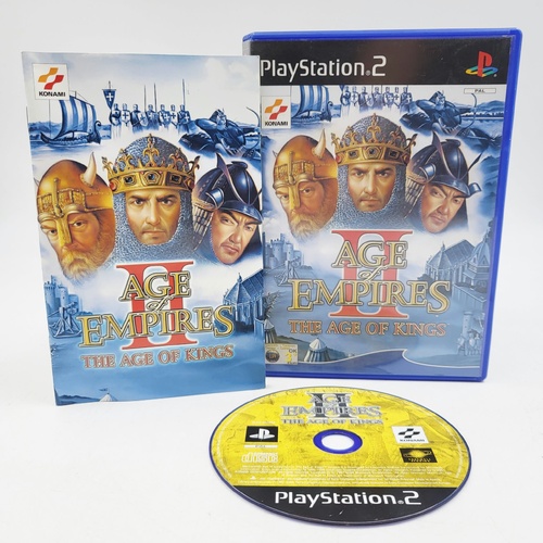 Age of Empires II The Age of Kings PS2 PAL Game Complete With Manual