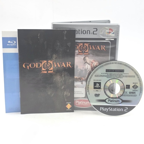 God of War II Platinum Sony PlayStation 2 PS2 PAL Game Complete with Manual