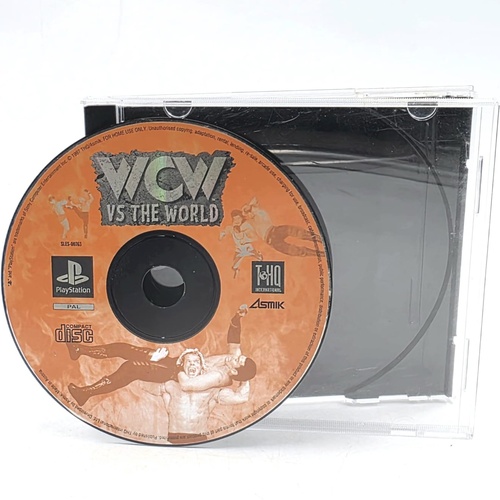 WCW vs. The World Sony PlayStation 1 PS1 PAL Wrestling Game