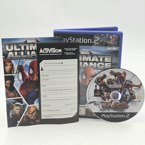 Marvel Ultimate Alliance PS2 PlayStation 2 PAL Game Complete With Manual