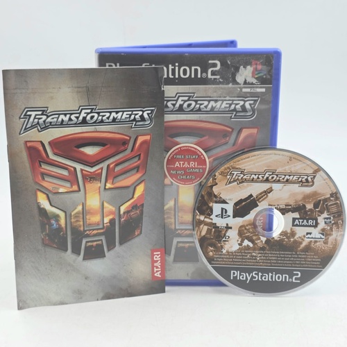 Transformers PS2 PlayStation 2 PAL AUS Game Complete w/ Manual