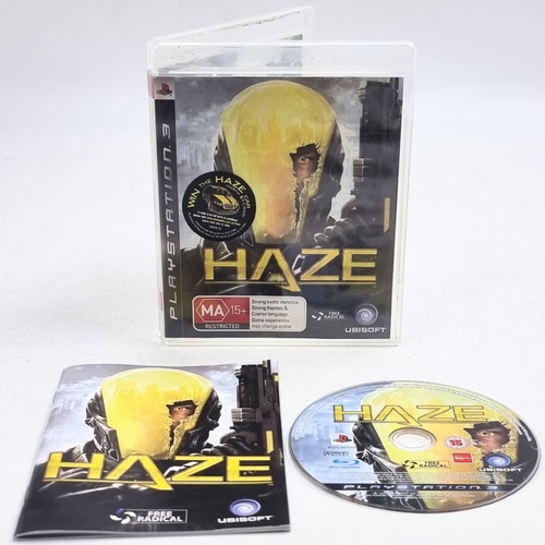 Haze PS3 PlayStation 3 PAL 2008 Ubisoft Complete Manual 