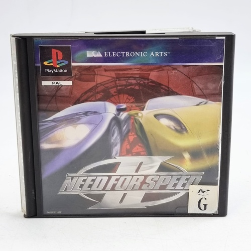 Need for Speed II PS1 PlayStation 1 PAL Game Complete With Manual EA 1997
