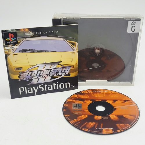 Need for Speed III Hot Pursuit PS1 PlayStation 1 PAL 1998 Manual 