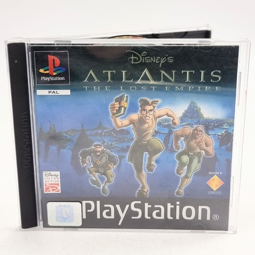 Disney's Atlantis The Lost Empire PS1 PAL Game + Manual