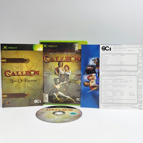 Galleon Microsoft Original Xbox PAL Game Complete With Manual