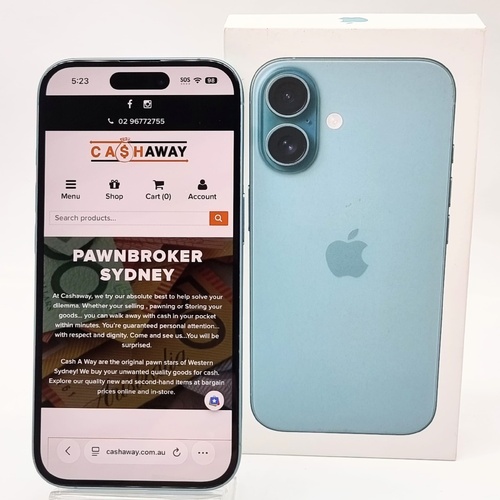 Apple iPhone 16 256GB MYEJ3X/A Teal Unlocked 6.1 Inch Smartphone
