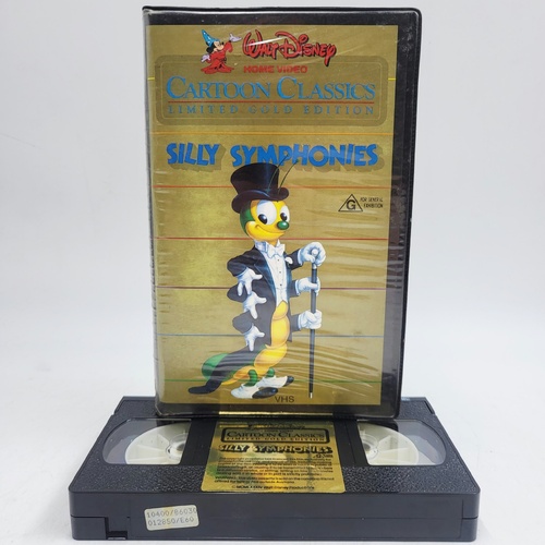 Walt Disney Silly Symphonies Cartoon Classics Limited Gold Edition PAL VHS