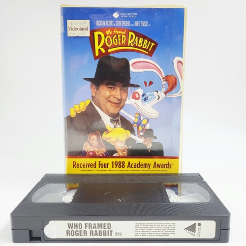 Who Framed Roger Rabbit VHS 1989 Touchstone Home Video Australian Release