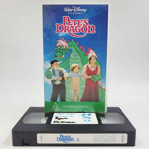 Disney Pete's Dragon VHS Walt Disney Classic Family Movie