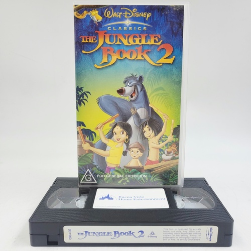 Disney The Jungle Book 2 VHS Walt Disney Classics G Rated