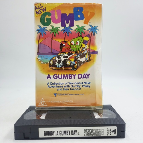 Gumby A Gumby Day VHS Video Tape 8 Adventures Roadshow Lorimar