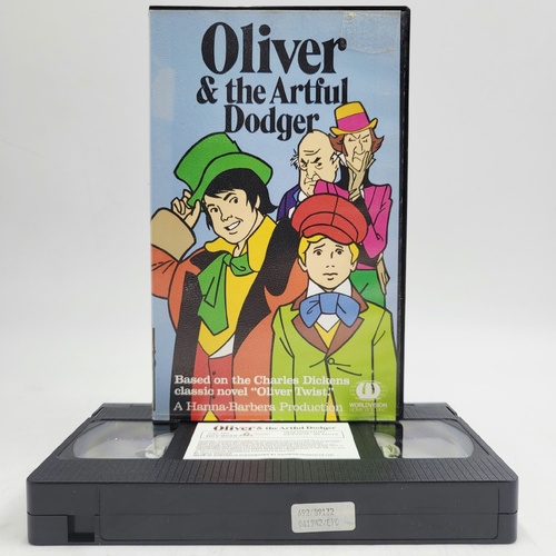 Oliver & The Artful Dodger VHS Hanna-Barbera Animated Classic RCV 9026