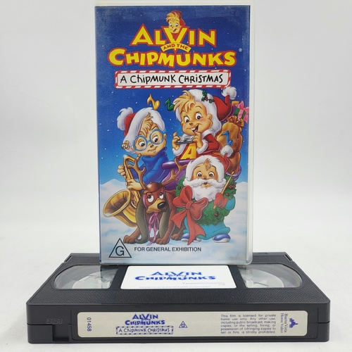 Alvin and the Chipmunks A Chipmunk Christmas VHS Kids Family Animation