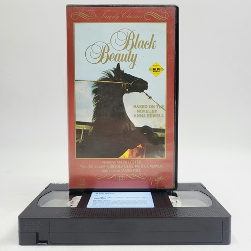 Black Beauty VHS Virgin Family Classics Mark Lester Anna Sewell PG VIR182