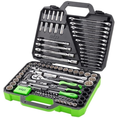Supatool STP2134 134pc Socket Spanner Set Metric Imperial 1/4 1/2 Inch Drive