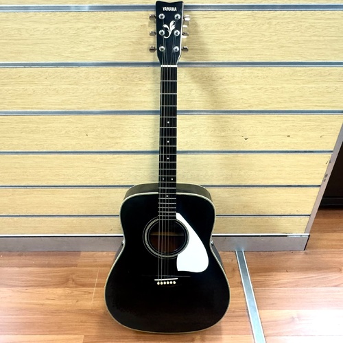 Yamaha FG-425 Vintage 1988 Rare Black Acoustic Guitar Made in Taiwan