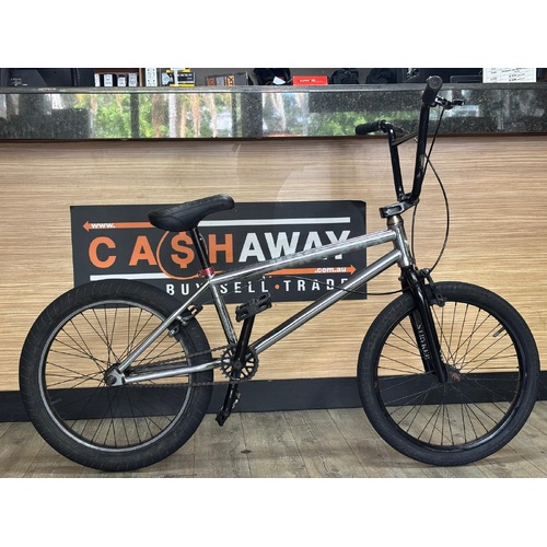 Kink BMX Freestyle Bike Chrome Black 20 Inch Wheel Stunt Street Park