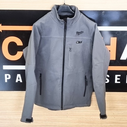 Milwaukee M12HJIGREYX-0S ToughShell Heated Jacket Grey Small + Charger
