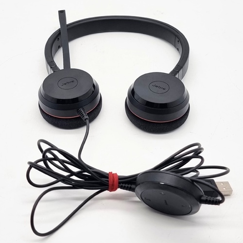 Jabra Evolve 20 HSC016 Stereo Wired USB Headset Black