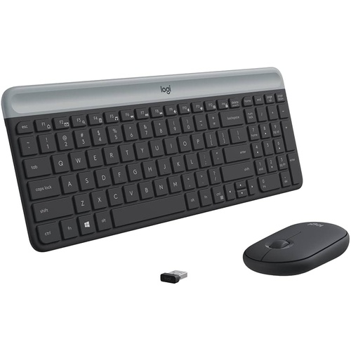 Logitech MK470 Slim Wireless Keyboard & Mouse Combo Graphite