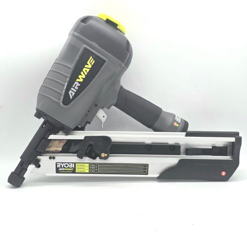 Ryobi Airwave Air Framing Nailer Nail Gun RA-NF90-K with Case and Accessories