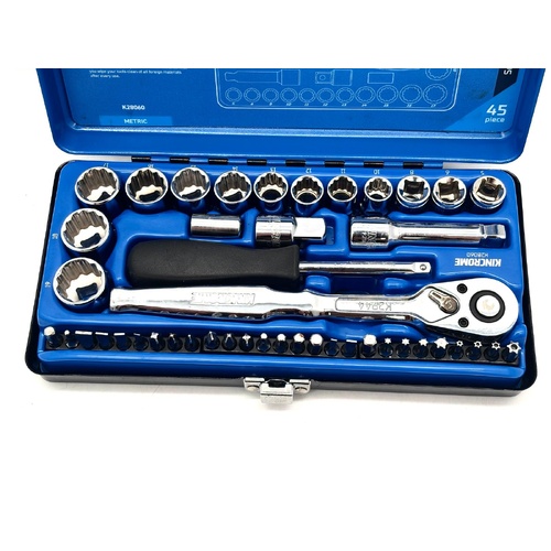Kincrome K28060 3/8 Inch Drive 45 Piece Metric Socket Set