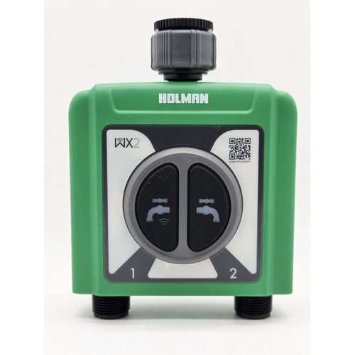 Holman WX2 Dual Outlet WiFi Tap Timer Smart Hub Automatic Irrigation