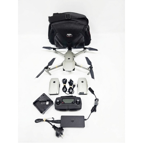 DJI Mavic Pro Platinum Fly More Drone 4K 3 Battery Remote Charger Bag