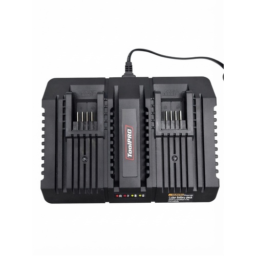 ToolPro 18V 4.0A Dual Port Charger Fast Battery Charger ACG1840D2