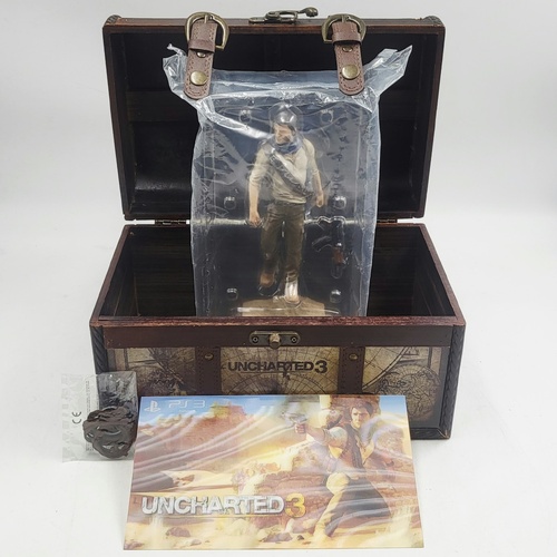 Uncharted 3 Drake's Deception Explorer Edition Chest Statue Ring PS3