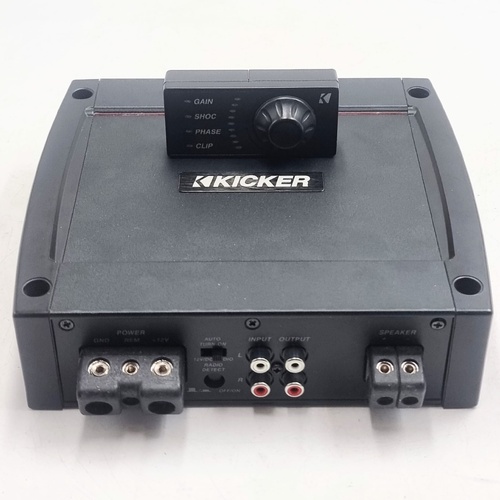 KICKER KXA400.1 400W RMS Mono Class D Car Subwoofer Amplifier + Wireless Remote