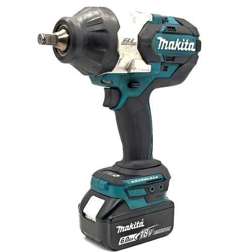 Makita DTW1002 18V LXT 1/2 Inch Cordless Brushless Impact Wrench 6.0Ah Battery