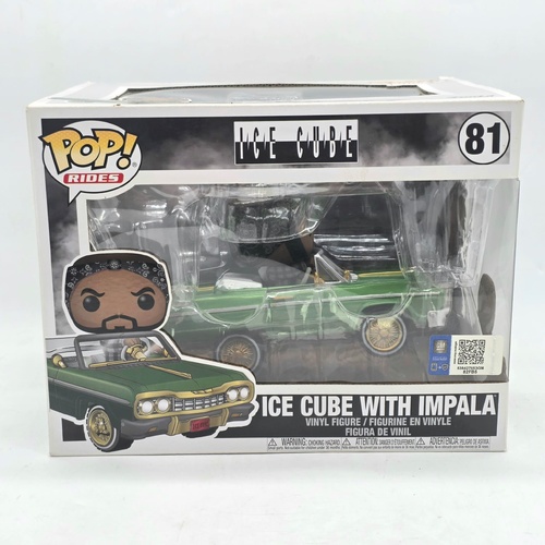 Funko Pop Rides Ice Cube with Impala 81 Vinyl Figure Collectible